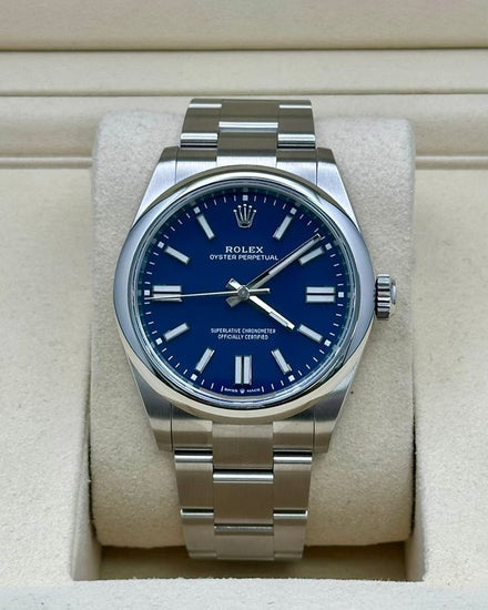 2026 Rolex Oyster Perpetual 41MM Blue Dial Oyster Bracelet (134300)