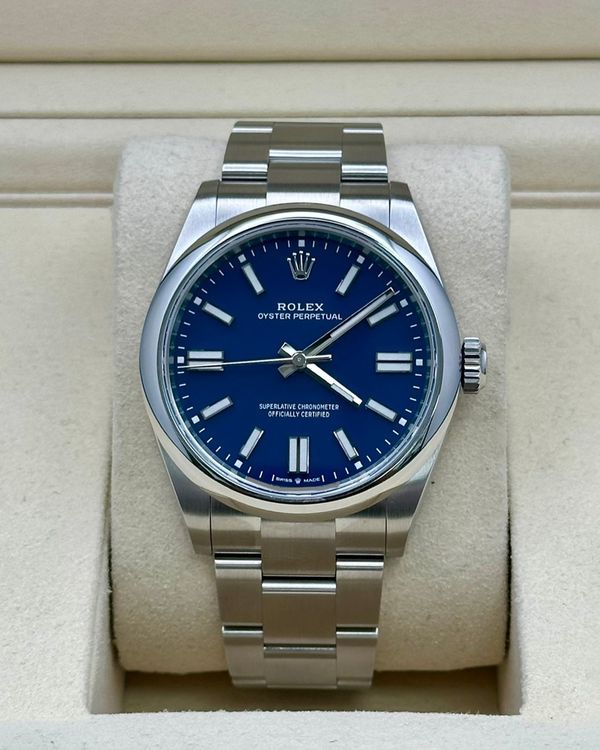 2026 Rolex Oyster Perpetual 41MM Blue Dial Oyster Bracelet (134300)