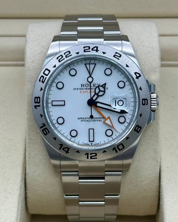 2025 Rolex Explorer II "Polar" 42MM White Dial Oyster Bracelet (226570)