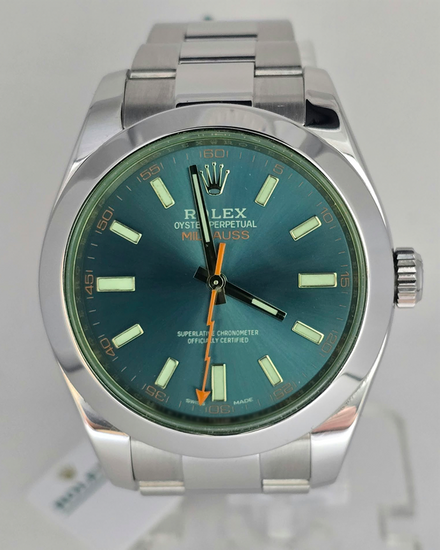 2018 Rolex Milgauss 40MM Blue Dial Oyster Bracelet (116400GV)
