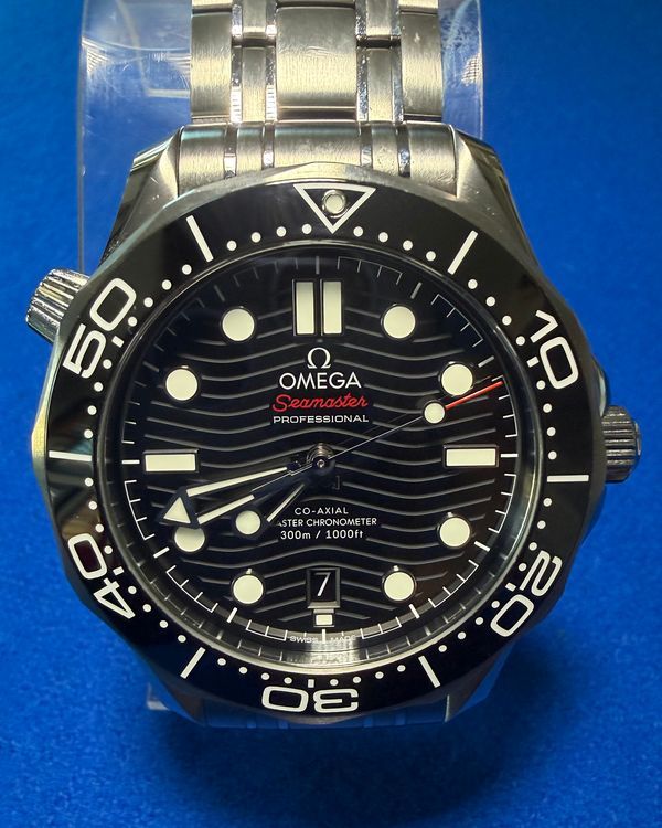 2026 Omega Seamaster Diver 300M 42MM Black Dial Steel Bracelet (210.30.42.20.01.001)