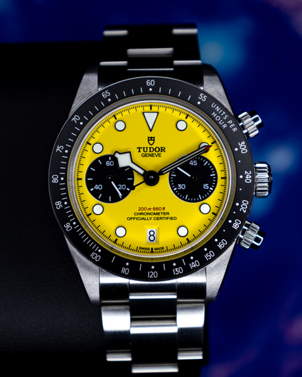 No Reserve - 2026 Tudor Black Bay Chrono "Bumblebee" 39MM Yellow Dial Steel Bracelet (79310N)