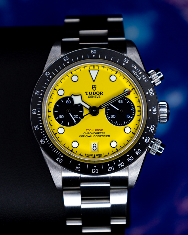 No Reserve - 2026 Tudor Black Bay Chrono "Bumblebee" 39MM Yellow Dial Steel Bracelet (79310N)