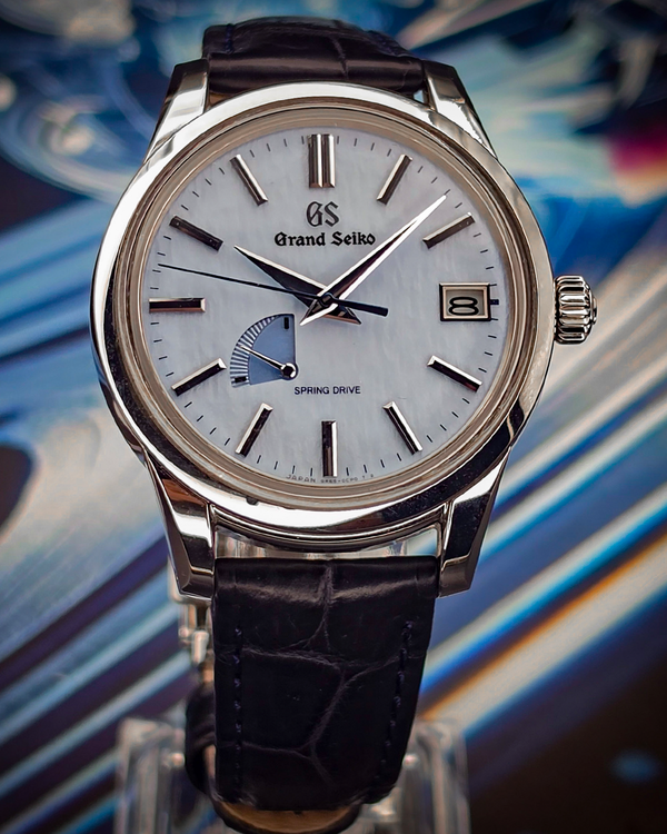 No Reserve - 2026 Grand Seiko Elegance 40.2MM "Snowflake" Blue Dial Leather Strap (SBGA407G)
