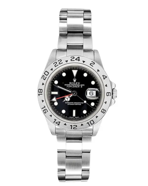 2002 Rolex Explorer II 40MM Black Dial Oyster Bracelet (16570)