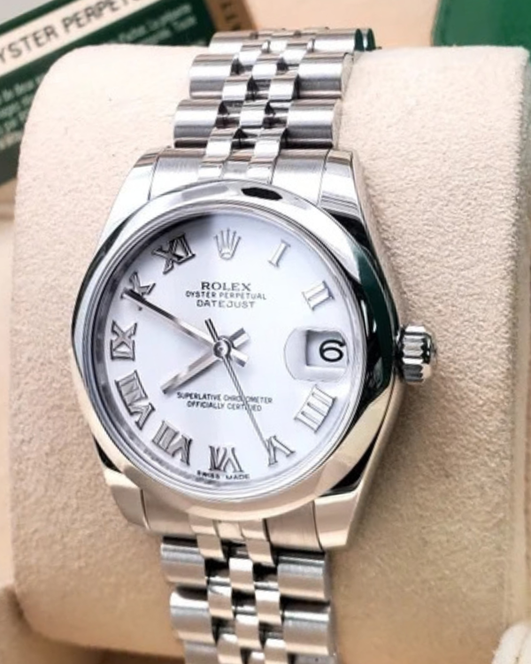 2014 Rolex Datejust 31MM White Dial Jubilee Bracelet (178240)