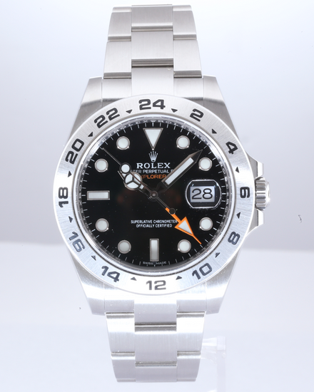 2019 Rolex Explorer II 42MM Black Dial Oyster Bracelet (216570)