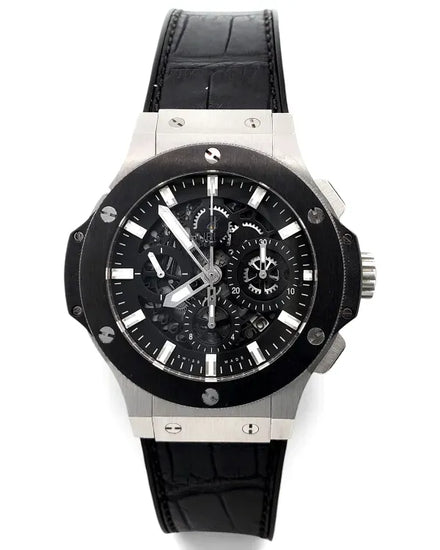 Hublot Big Bang Aero Bang 44MM Skeleton Dial Rubber Strap (311.SX.1170.GR)