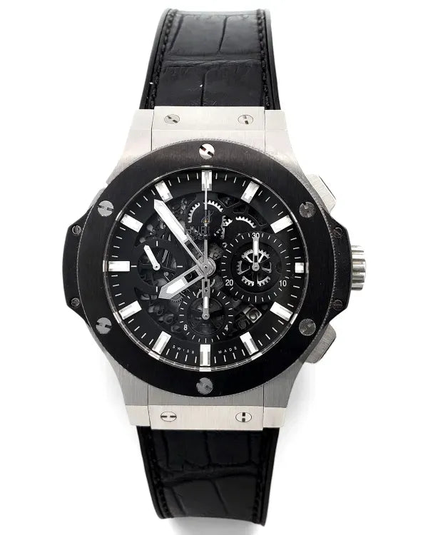 Hublot Big Bang Aero Bang 44MM Skeleton Dial Rubber Strap (311.SX.1170.GR)