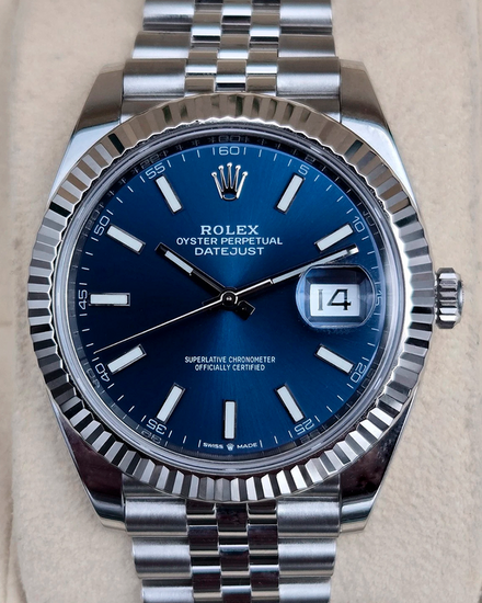 2021 Rolex Datejust 41MM Blue Dial Jubilee Bracelet (126334)
