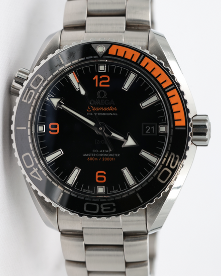 No Reserve - 2016 Omega Seamaster Planet Ocean 600M 43.5MM Black Dial Steel Bracelet (215.30.44.21.01.002)