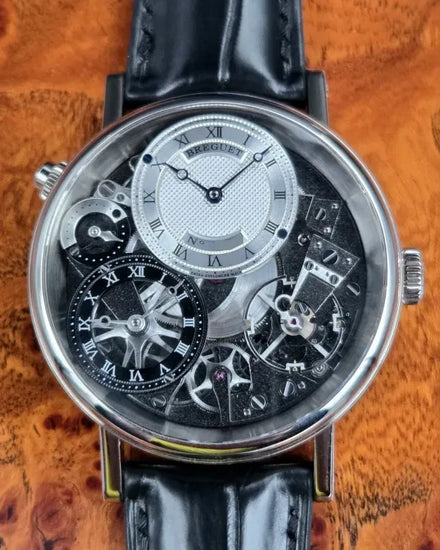 2024 Breguet Tradition GMT 40MM Skeleton Dial Leather Strap (7067BB/G1/9W6)