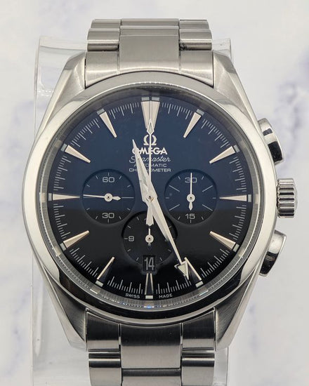 No Reserve - Omega Seamaster Aqua Terra 42MM Black Dial Steel Bracelet (2512.50.00)
