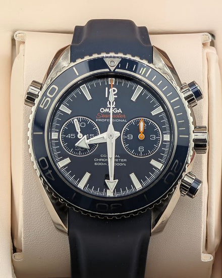 No Reserve - 2020 Omega Seamaster Planet Ocean 600M 45.5MM Blue Dial Rubber Strap (232.92.46.51.03.001)