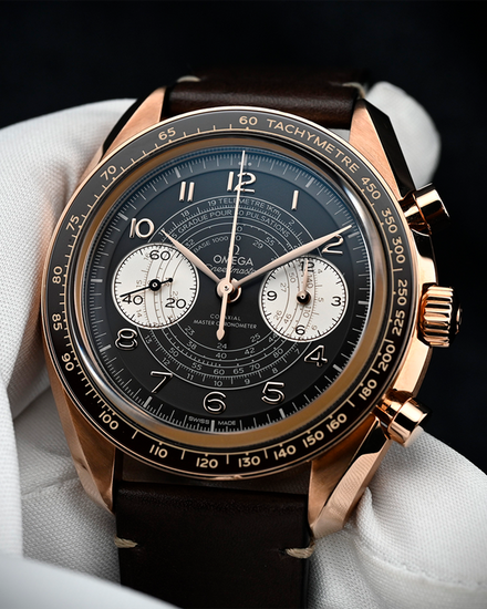 2024 Omega Speedmaster Chronoscope 43MM Brown Dial Leather Strap (329.92.43.51.10.001)