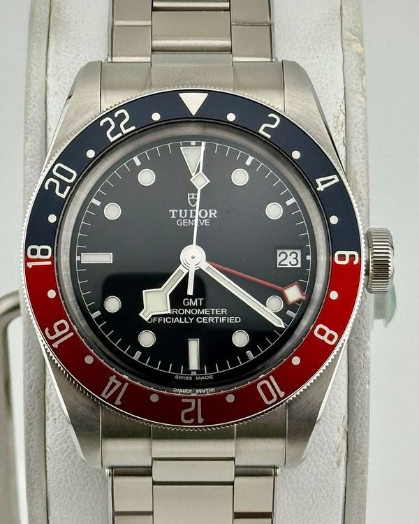 No Reserve - 2026 Tudor Black Bay GMT "Pepsi" 41MM Black Dial Steel Bracelet (79830RB)