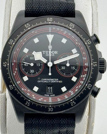No Reserve - 2026 Tudor Pelagos FXD Chrono "Cycling Edition" 43MM Black Dial Textile Strap (25827KN)