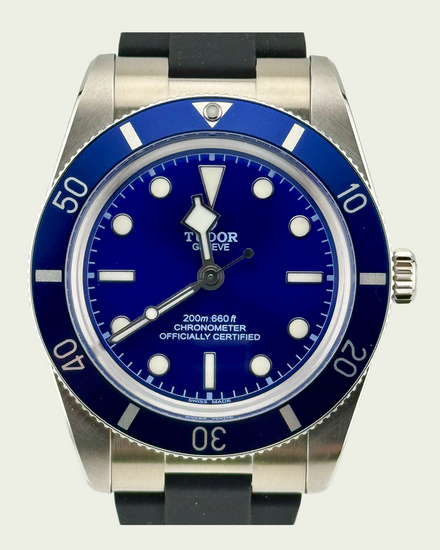 No Reserve - 2026 Tudor Black Bay '54 37MM Blue Dial Rubber Strap (79000B)