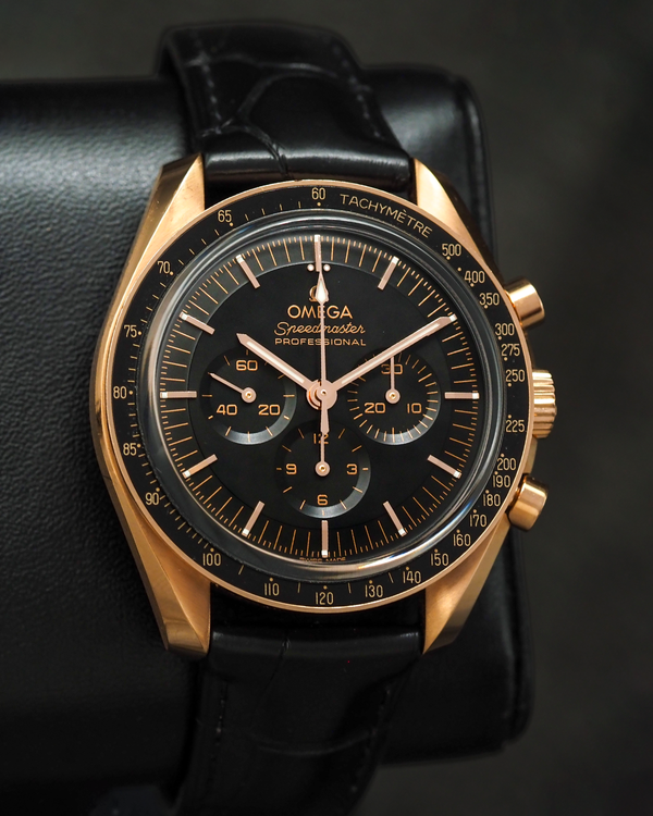Omega Speedmaster Professional Moonwatch 42MM Black Dial Leather Strap (310.63.42.50.01.001)