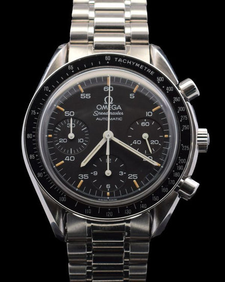 Omega Speedmaster Reduced 39MM Black Dial Steel Bracelet (3510.50)