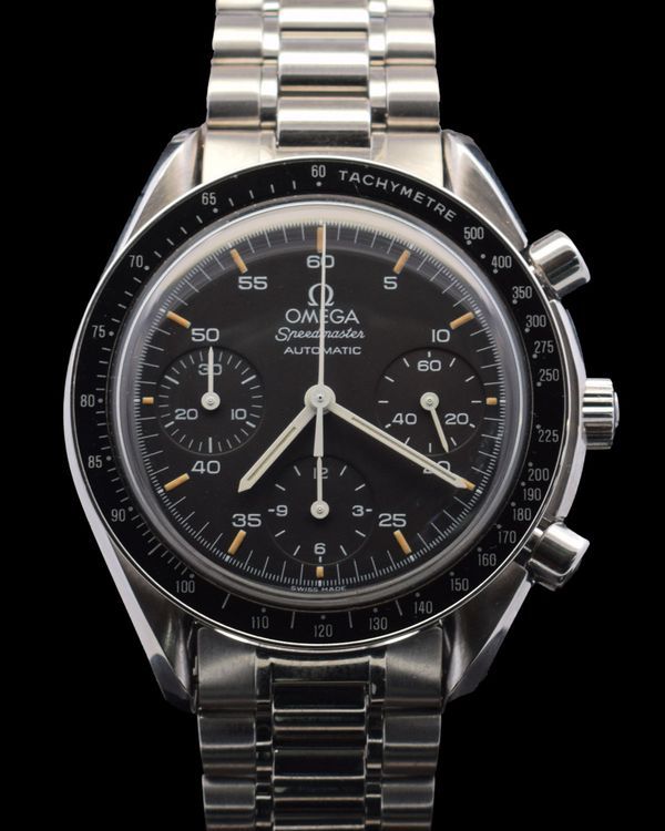 Omega Speedmaster Reduced 39MM Black Dial Steel Bracelet (3510.50)