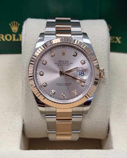 2024 Rolex Datejust 41MM Sundust Dial Two-Tone Oyster Bracelet (126331)