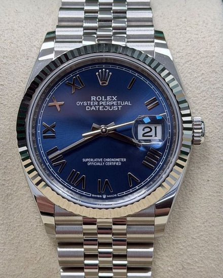 2026 Rolex Datejust 36MM Blue Dial Jubilee Bracelet (126234)