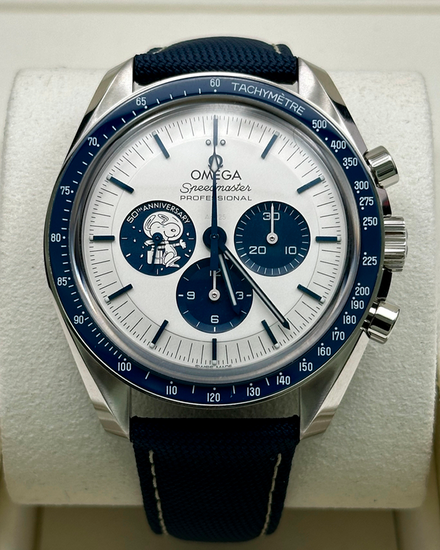 2026 Omega Speedmaster Anniversary Series “Silver Snoopy Award” 42MM Silver Dial Textile Strap (310.32.42.50.02.001)