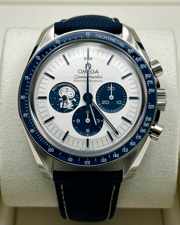 2026 Omega Speedmaster Anniversary Series “Silver Snoopy Award” 42MM Silver Dial Textile Strap (310.32.42.50.02.001)