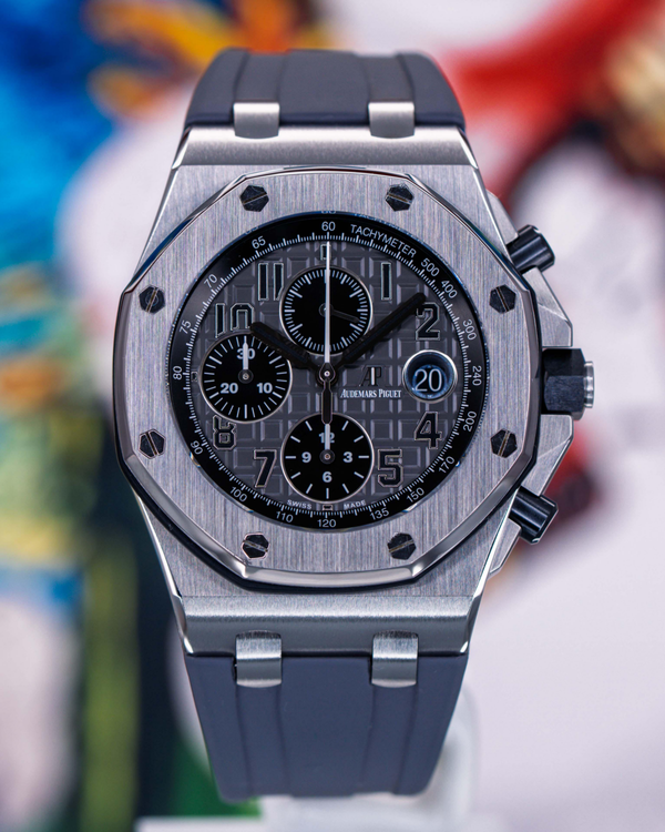 Audemars Piguet Royal Oak Offshore Chronograph "Elephant" 42MM Grey Dial Rubber Strap (26470ST.OO.A104CR.01)