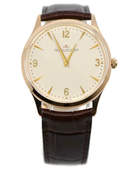 Jaeger-LeCoultre Master Ultra Thin 38MM Champagne Dial Leather Strap (Q1342520)
