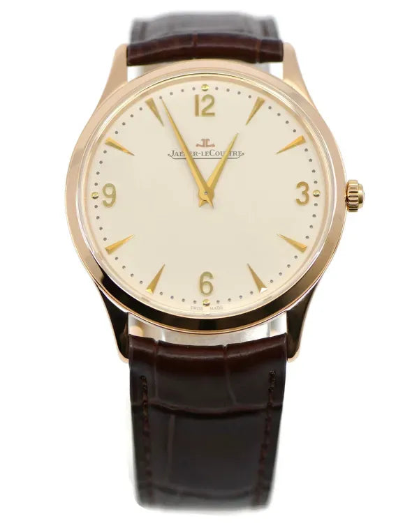 Jaeger-LeCoultre Master Ultra Thin 38MM Champagne Dial Leather Strap (Q1342520)