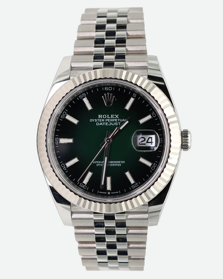 2026 Rolex Datejust 41MM Green "Ombré" Dial Jubilee Bracelet (126334)