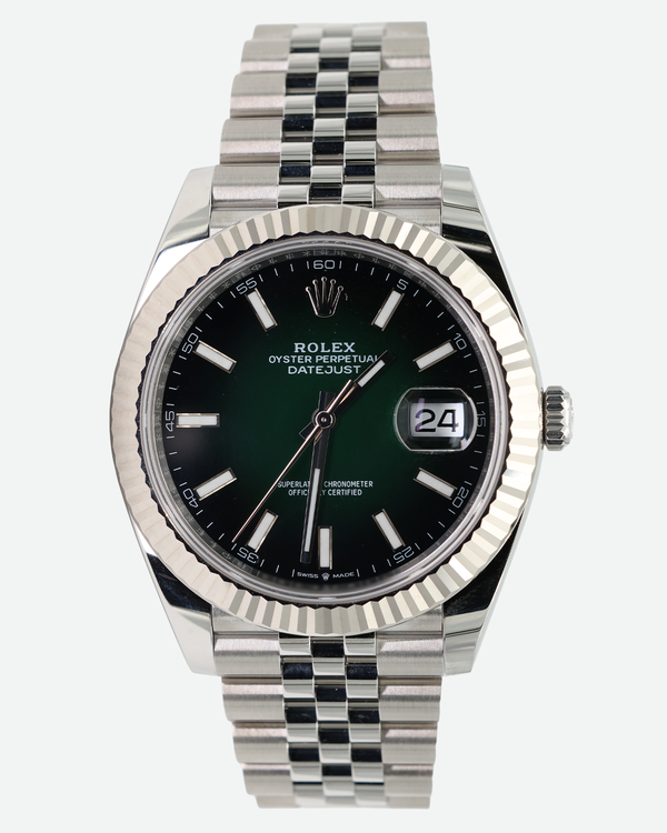 2026 Rolex Datejust 41MM Green "Ombré" Dial Jubilee Bracelet (126334)