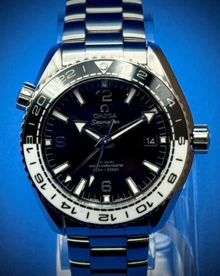 2024 Omega Seamaster Planet Ocean GMT 600M 43.5MM Black Dial Steel Bracelet (215.30.44.22.01.001)