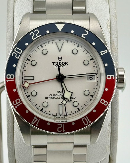No Reserve - 2026 Tudor Black Bay GMT "Pepsi" 41MM White Dial Steel Bracelet (79830RB)