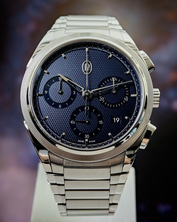 2022 Parmigiani Fleurier Tonda Chronograph 42MM Blue Dial Steel Bracelet (PFC915-1020001-100182)