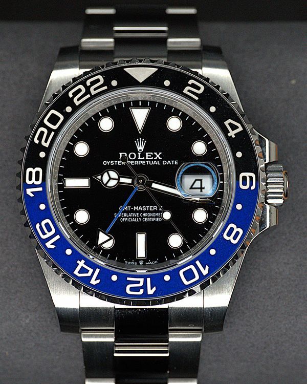 2025 Rolex GMT-Master II "Batman" 40MM Black Dial Oyster Bracelet (126710BLNR)