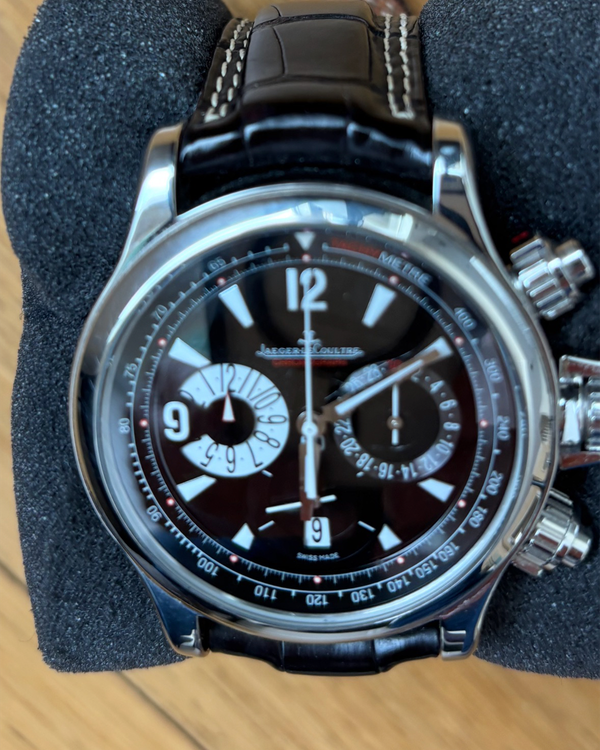 Jaeger-LeCoultre Master Compressor 41MM Black Dial Leather Strap (Q1758470)