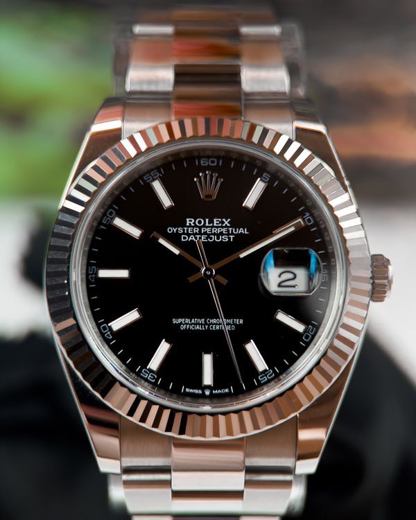 2025 Rolex Datejust 41MM Black Dial Oyster Bracelet (126334)