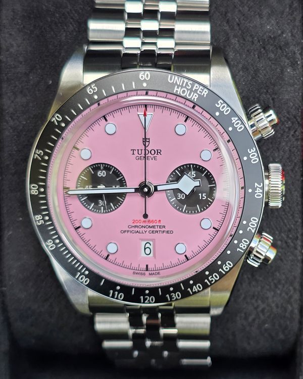 2026 Tudor Black Bay Chrono "Flamingo" 41MM Pink Dial Steel Bracelet (79360N)