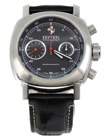 2006 Panerai Ferrari GTM Granturismo 45MM Black Dial Leather Strap (FER00004)