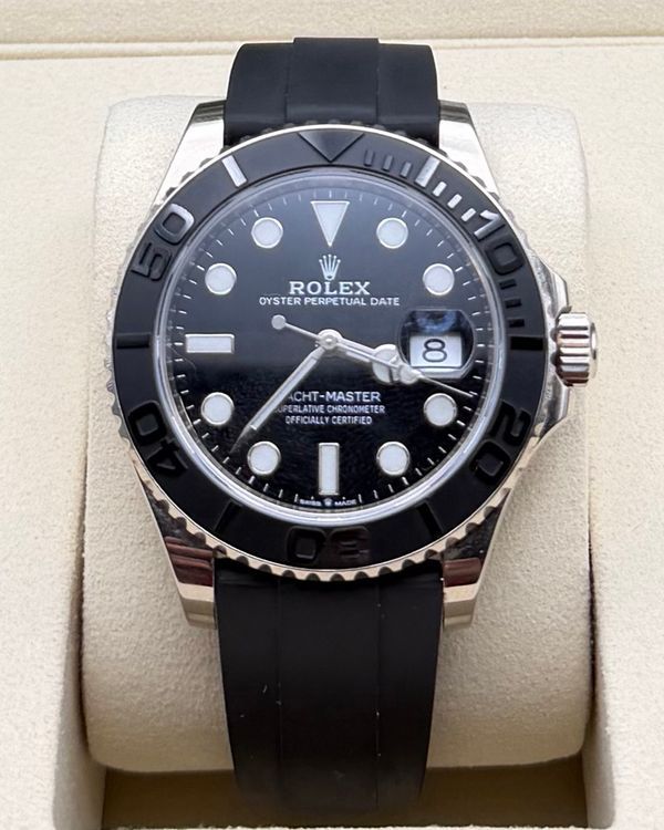 2019 Rolex Yacht-Master 42MM Black Dial Oysterflex Strap (226659)