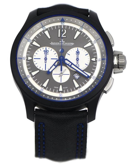2017 Jaeger-LeCoultre Master Compressor Chronograph 46MM Grey Dial Textile Strap (Q205C571)