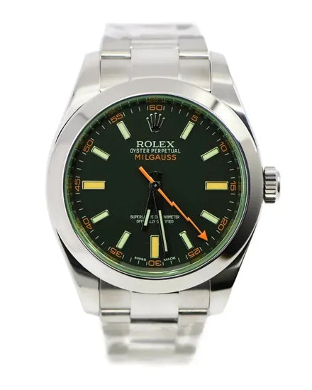 Rolex Milgauss 40MM Black Dial Oyster Bracelet (116400GV)