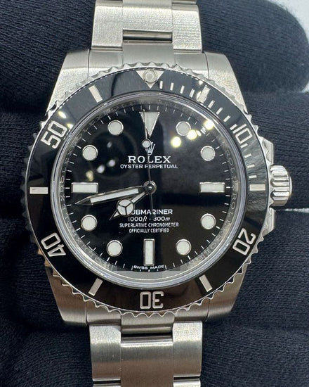 2019 Rolex Submariner No-Date 40MM Black Dial Oyster Bracelet (114060)