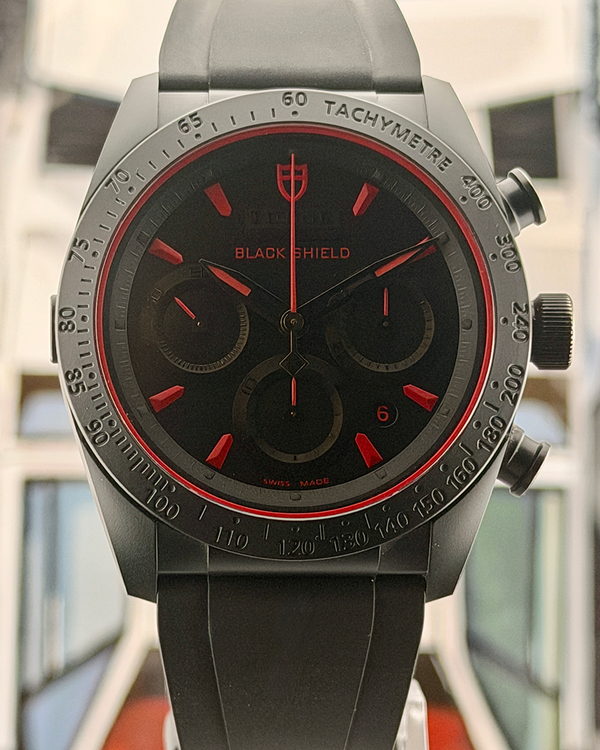 2016 Tudor Fastrider Black Shield 42MM Black Dial Rubber Strap (42000CR)