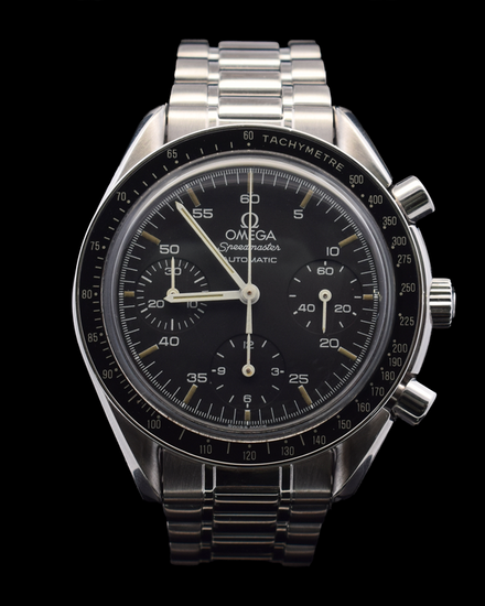 Omega Speedmaster Reduced 39MM Black Dial Steel Bracelet (3510.50)