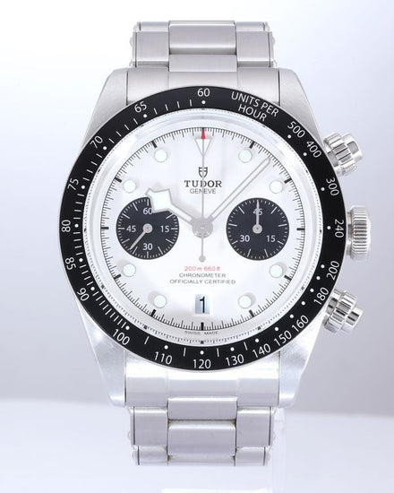 No Reserve - Tudor Black Bay Chrono "Panda" 41MM White Dial Steel Bracelet (79360N)