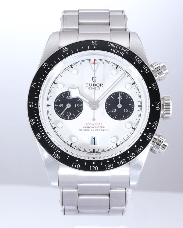 No Reserve - Tudor Black Bay Chrono "Panda" 41MM White Dial Steel Bracelet (79360N)